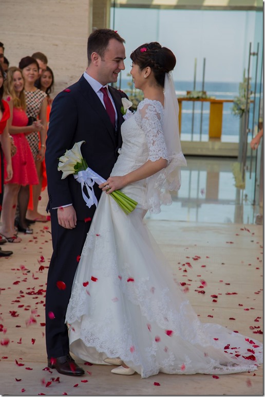 wedding with flowers